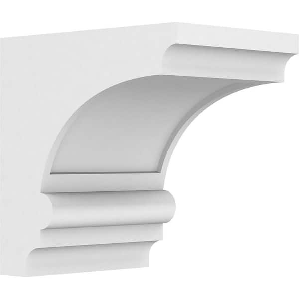 Ekena Millwork 7 in. x 10 in. x 10 in. Standard Diane Architectural Grade PVC Corbel