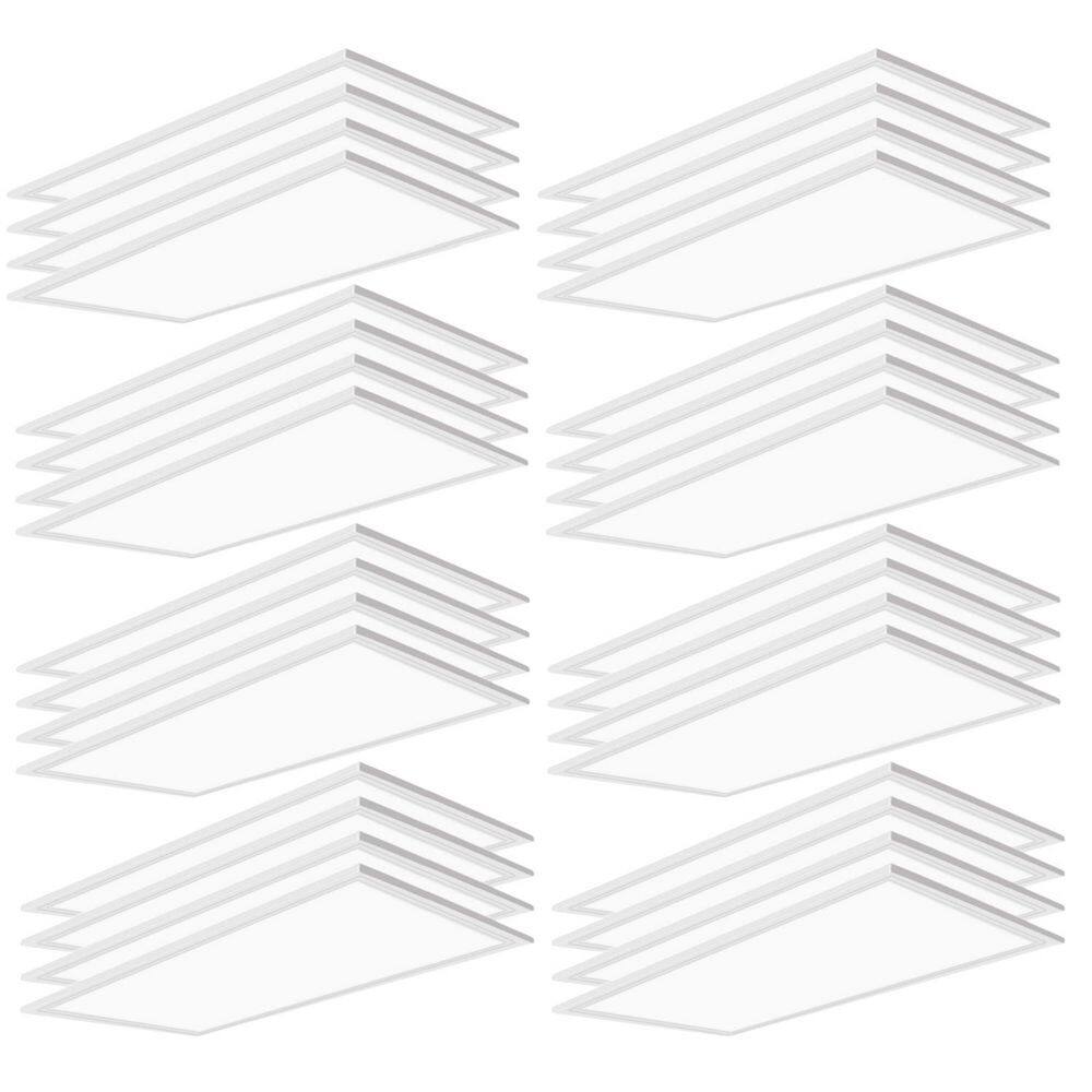 2 ft. x 4 ft. 7800 Lumens Integrated LED Panel Light, 5000K 2x4 LED Troffer Light for Ofiice, ETL Listed 【32-Pack】 price history on PriceWatchPro