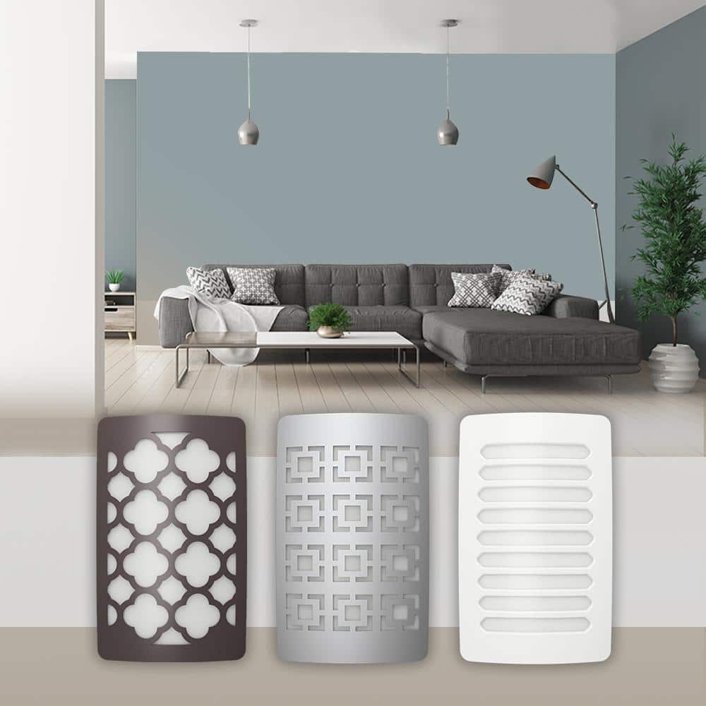 White Tangier Pattern Plug-In Night Light Cover