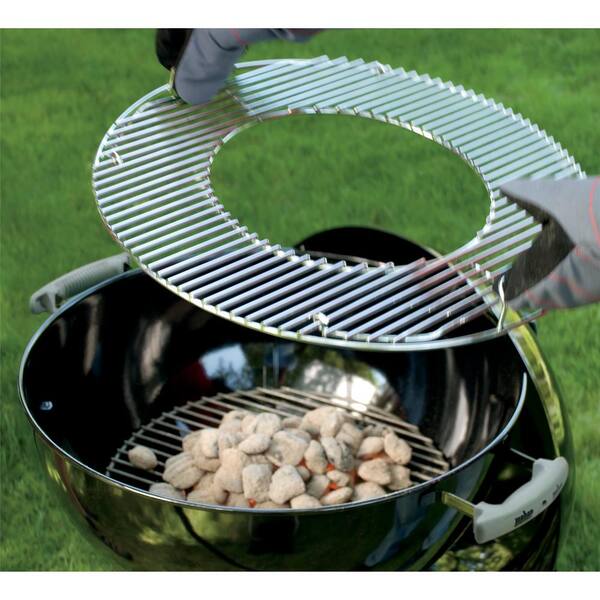 Hinged Cooking Grate For Weber 22 Inch Charcoal Grills - Replacement For One-Touch & Performer Series