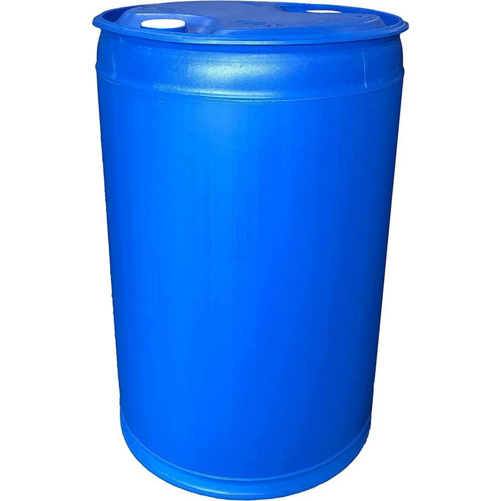 Plastic 17 Gal. Utility Storage Bucket Tub with Rope Handle, Black, 4-Pack