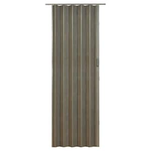DIR EN GREYポラロイド写真 Spectrum 36 in. x 96 in. Elite Vinyl Satin Silver Accordion Door