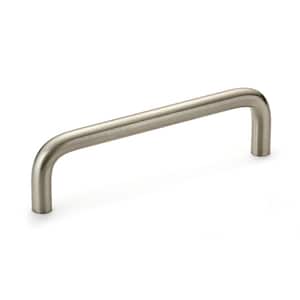 Livingston Collection 3 3/4 in. (96 mm) Brushed Nickel Functional Cabinet Bar Pull