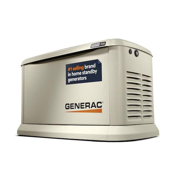 Generac 26,000 Watt - Dual Fuel Air- Cooled Whole House Home Standby Generator, Smart Home Monitoring