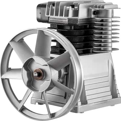 Air Compressor Head Pump 3HP 11.8CFM 115 PSI Single Stage Twin Cylinder Aluminum Piston Style Splash Lubrication Pump