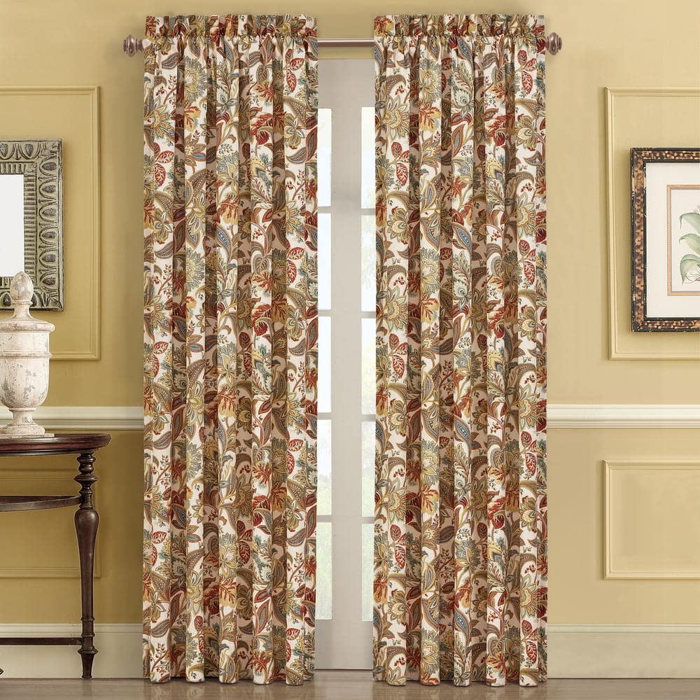 August Multi Cotton 95 Window Panel Pair