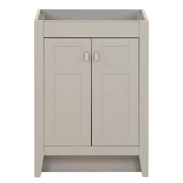 Home Decorators Collection Bladen 24 in. W x 18 in. D x 34 in. H Bath Vanity Cabinet without Top in Gray