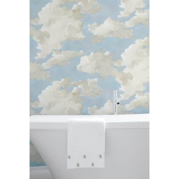 Organic Clouds Peel And Stick Removable Wallpaper  Love vs Design