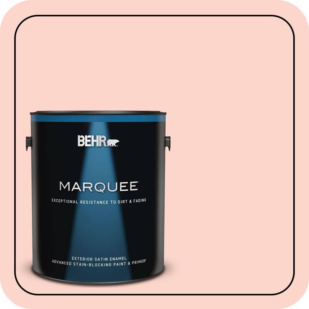 1 gal. #180A-2 Romantic Morn Satin Enamel Exterior Paint & Primer product image for price tracking