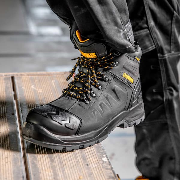 DEWALT Men's Hadley Waterproof Steel Toe 11.5X Work Boot Black