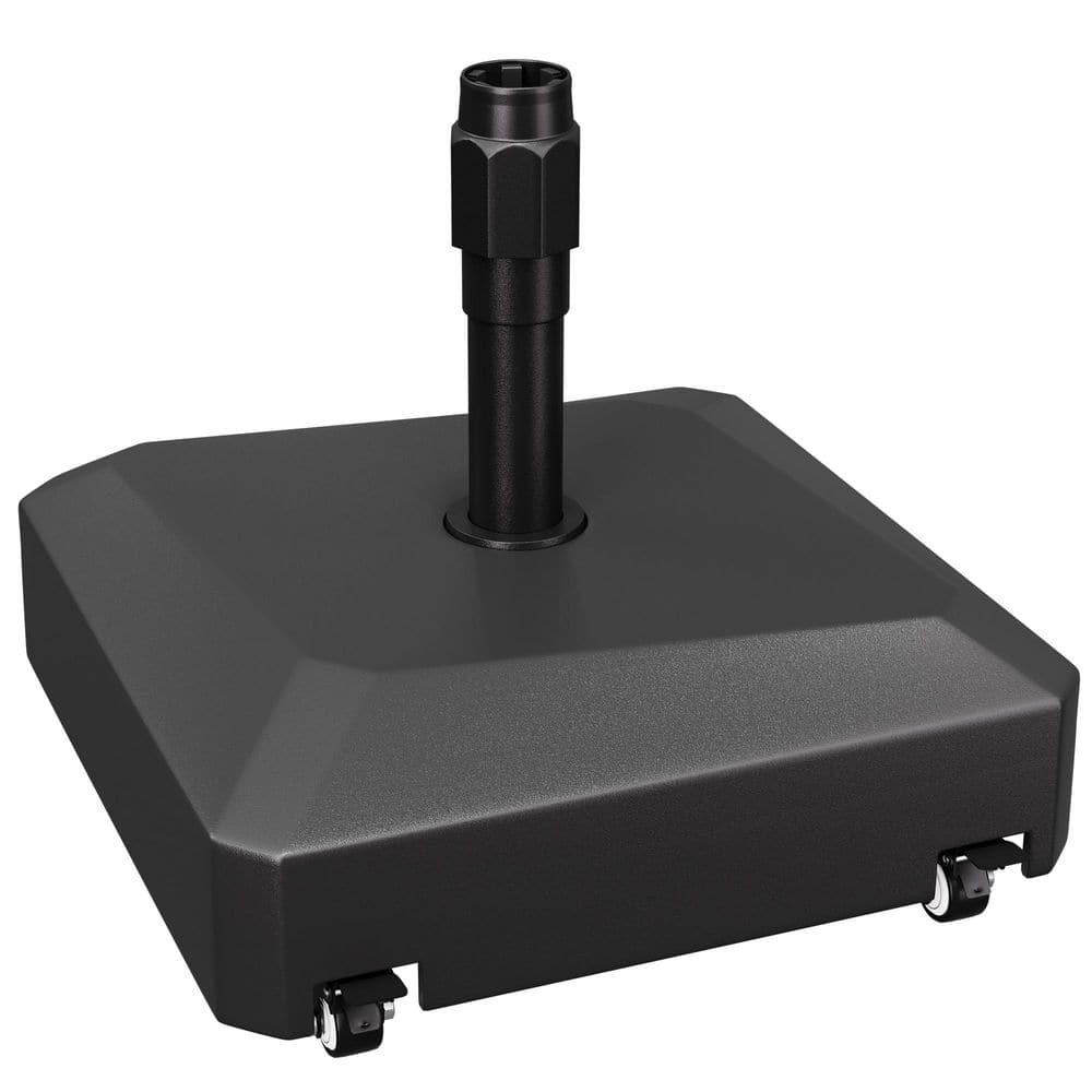 Heavy Duty Mobile Patio Umbrella Base in Black with 5 Wheels price history on PriceWatchPro