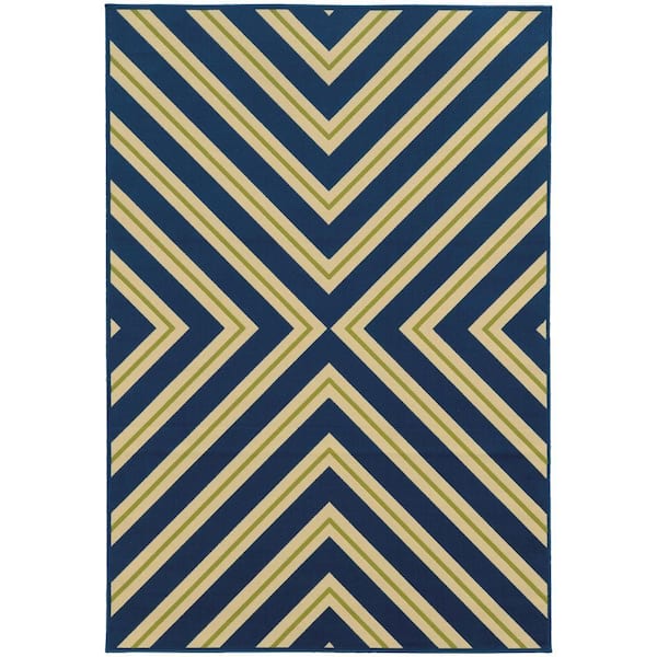 Home Decorators Collection El Matador Navy 8 ft. x 11 ft. Area Rug