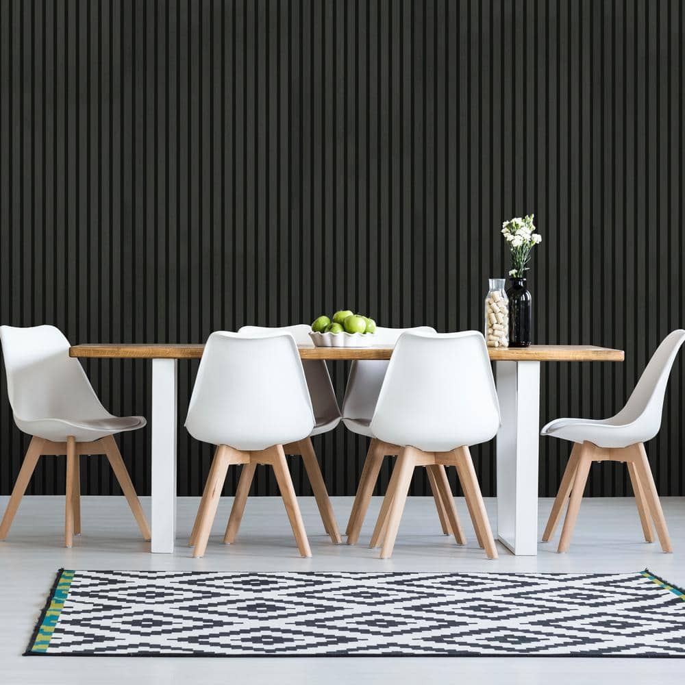 Black Oak 94.5'' x 23.6'' 3D Acoustic Wall Panels