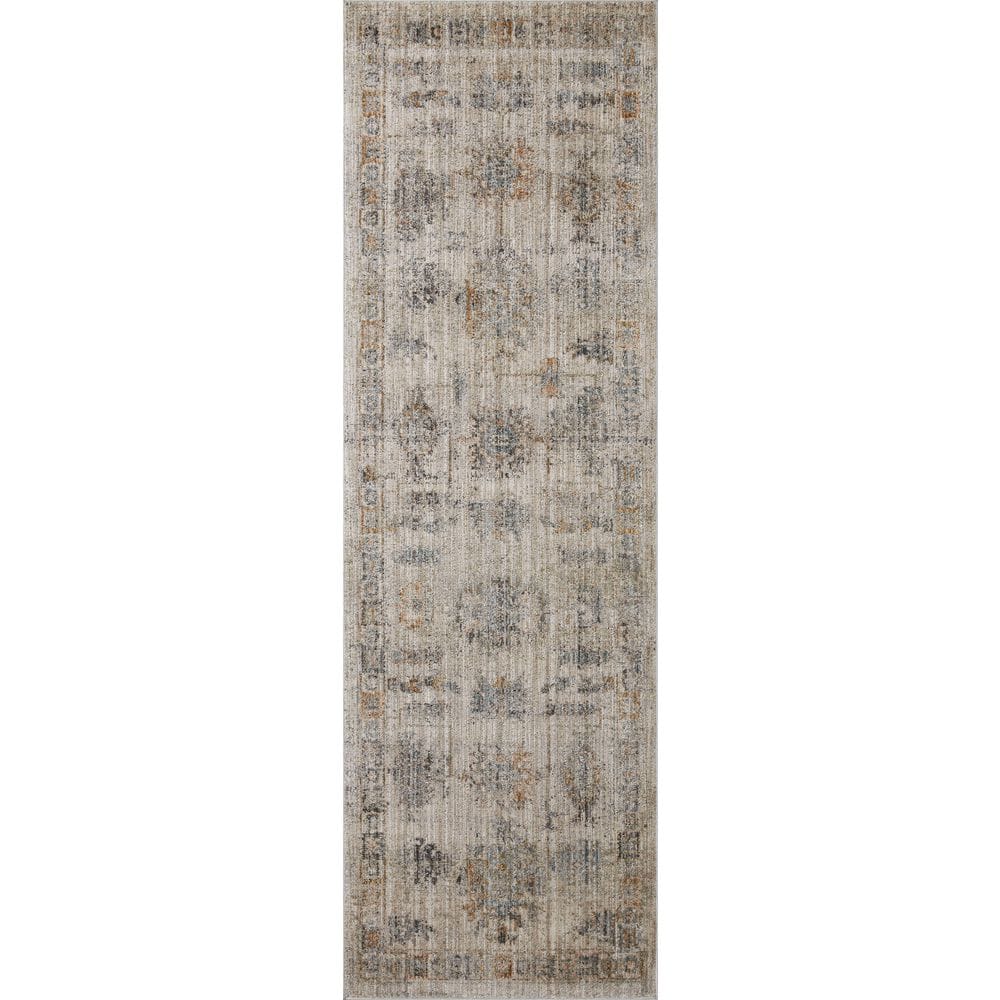 Jean Stoffer Katherine Pebble / Ocean 2 ft. 7 in. x 10 ft. Traditional Runner Rug price history on PriceWatchPro