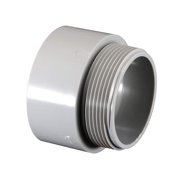 2 in. PVC Male Terminal Adapter Conduit Fitting for Cantex PVC Conduits