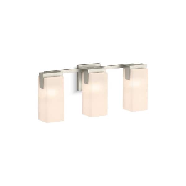 Honesty 3-Light Brushed Nickel Wall Sconce