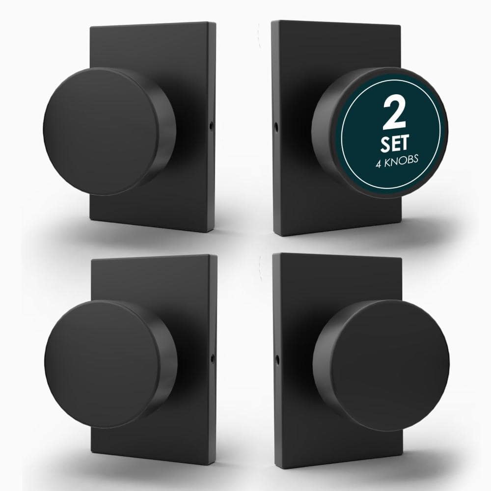 Laura Dummy Door Handle - 4 Pack Heavy Duty Dummy Door Handles - Matte Black price history on PriceWatchPro