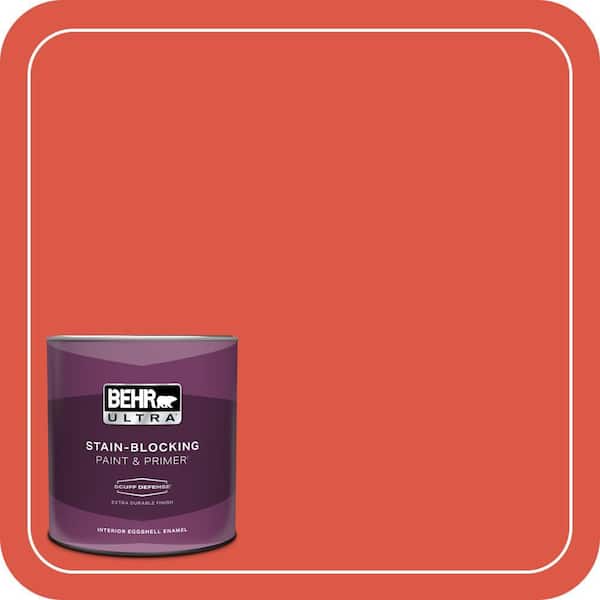 BEHR ULTRA 1 qt. #T12-7 Red Wire Extra Durable Eggshell Enamel Interior Paint & Primer