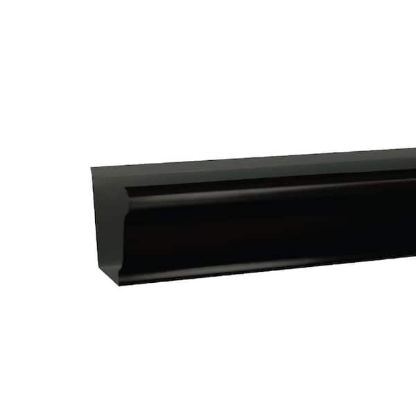 5 in. Black Aluminum K-Style Inside Gutter Miter