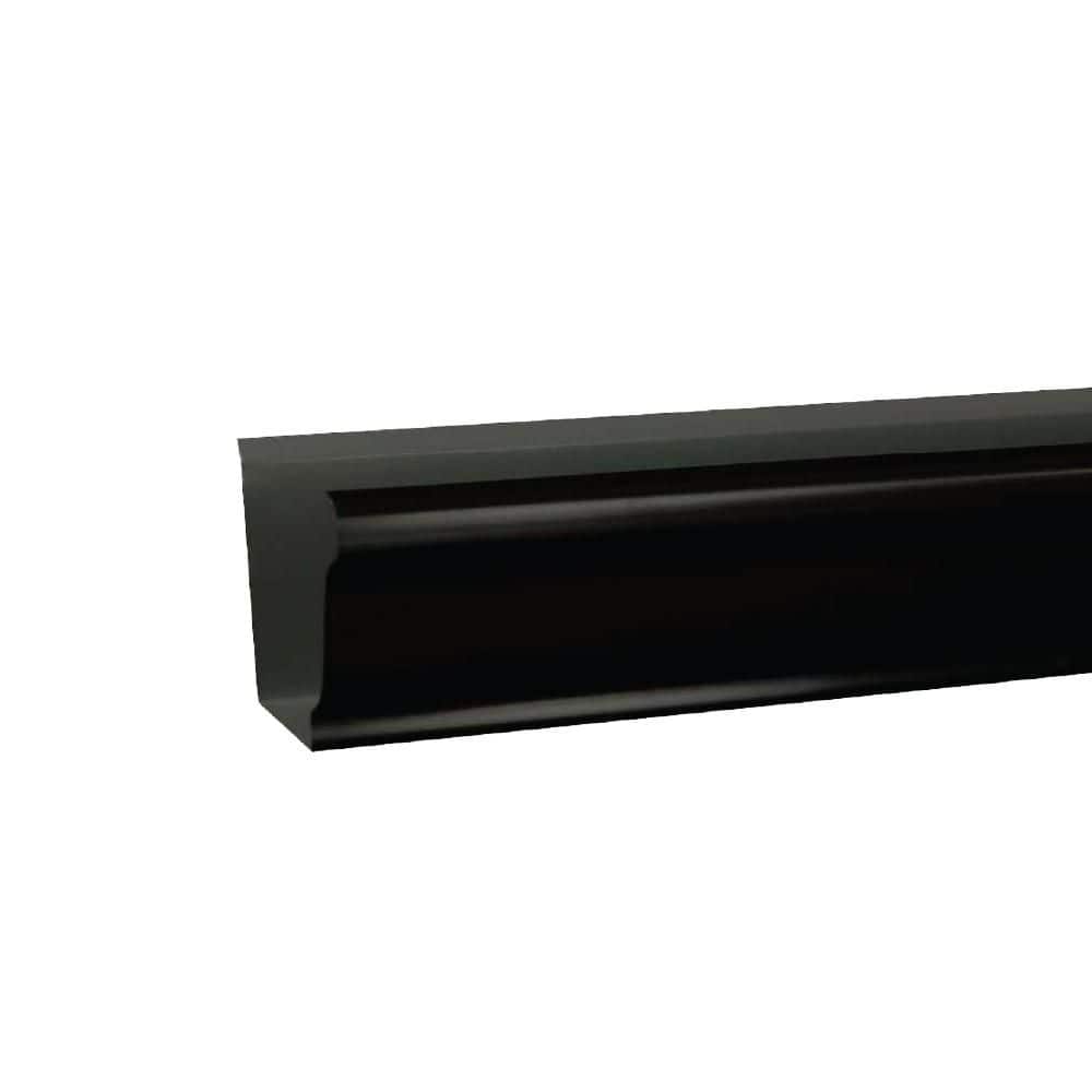 6 in. x 10 ft. Black Aluminum K-Style Gutter price history on PriceWatchPro