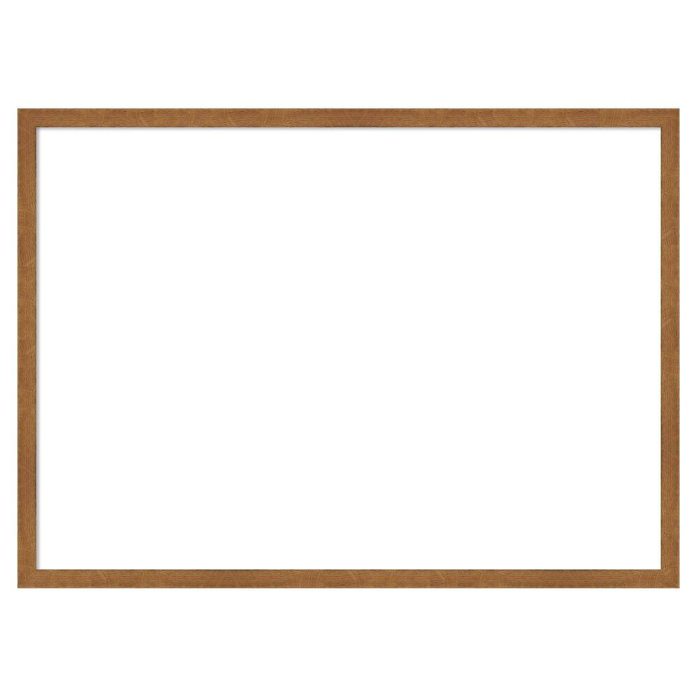 Carlisle Blonde Narrow 29 in. x 21 in. Wood Framed Dry Erase Magnetic Memo Board