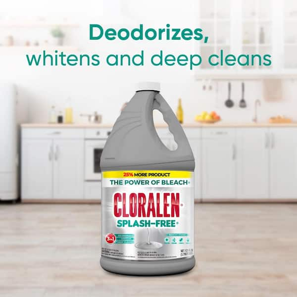 Cloralen 60.8 oz. Color Bleach with Vinegar Fabric Stain Remover 0711 - The  Home Depot