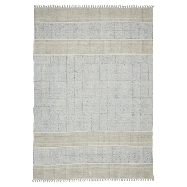 Amer Rugs DUNE 9 ft. X 12 ft. Stone Blue Oriental Area Rug