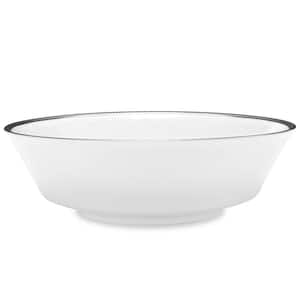 Regina Platinum 9 in., 40 fl. oz. (White) Porcelain Vegetable Bowl