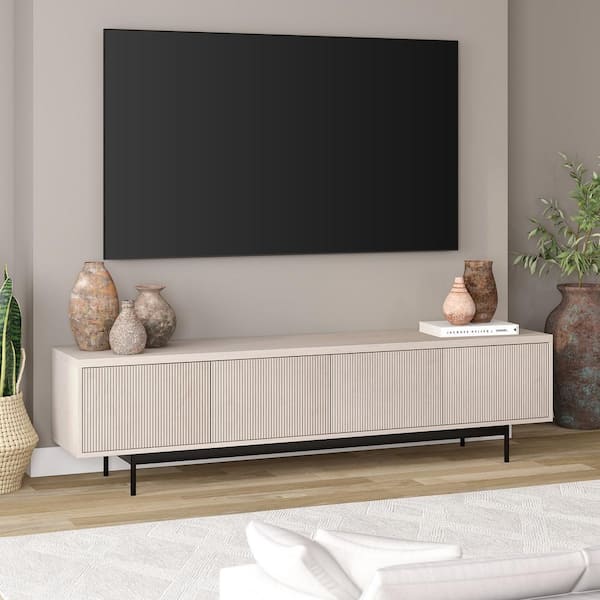 【美品】ACME Furniture GRAND VIEW TV-SHELF Versailles Entertainment Wall (Cherry Oak) by Acme Furniture