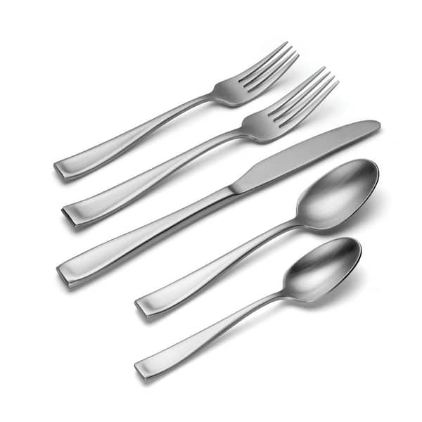 Oneida Satin Moda 65-Piece Silver 18/10-Stainless Steel Flatware