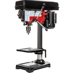 8 in. Stationary Benchtop 5-Speed Wood Workbench Drill Press Station with 1/2 Chuck Capacity