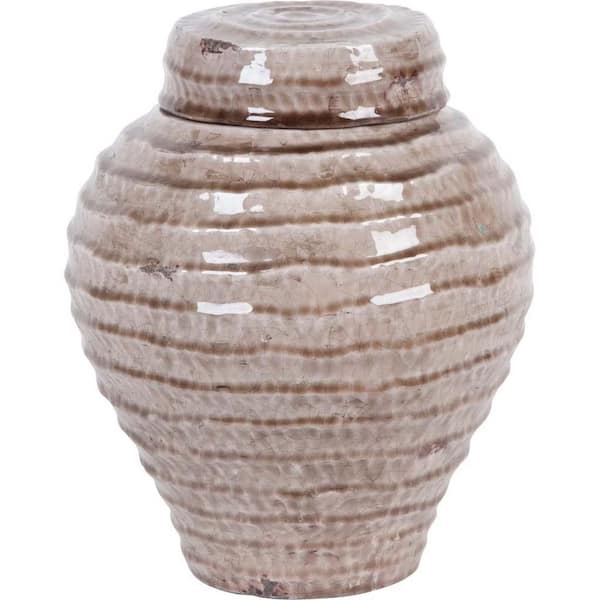 Mercana Salyan Light Brown Large Decorative Vase