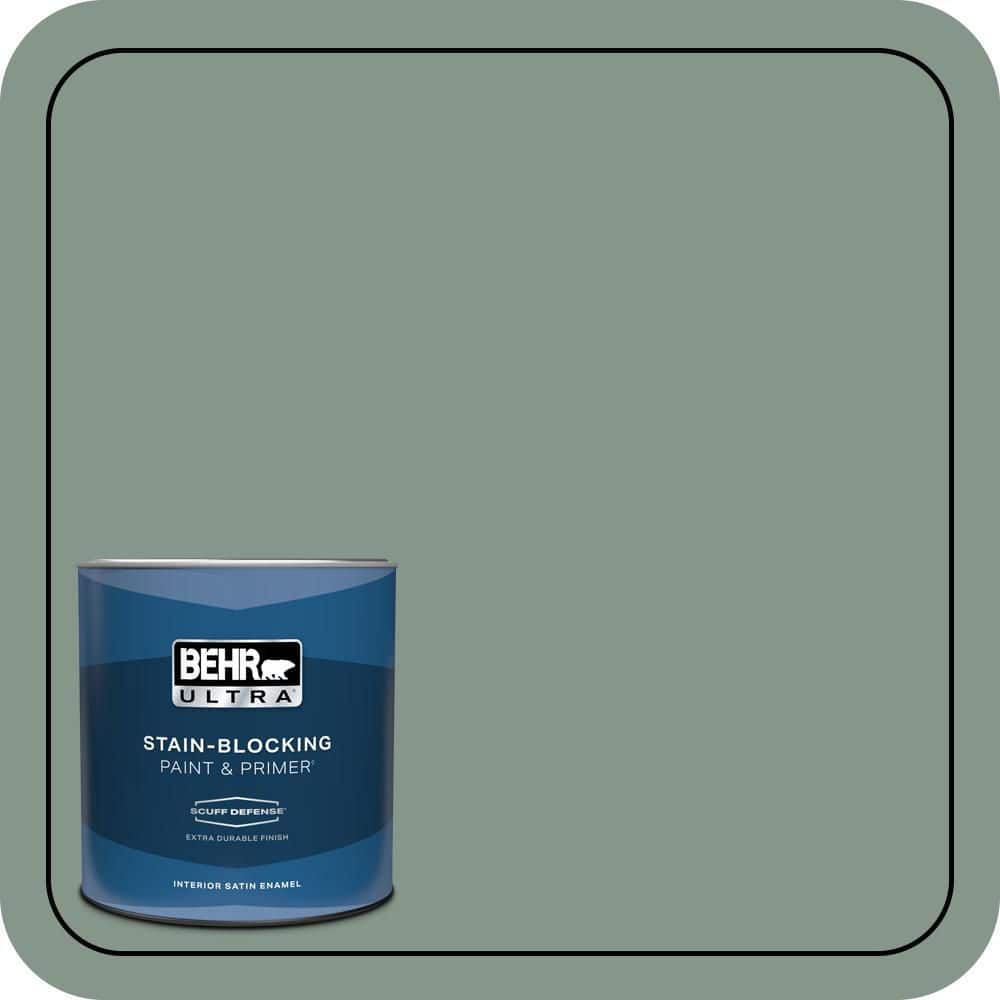 1 qt. #N420-4 Underground Gardens Extra Durable Satin Enamel Interior Paint & Primer price history on PriceWatchPro