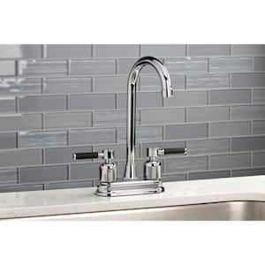Kaiser 2-Handle Bar Faucet in Polished Chrome