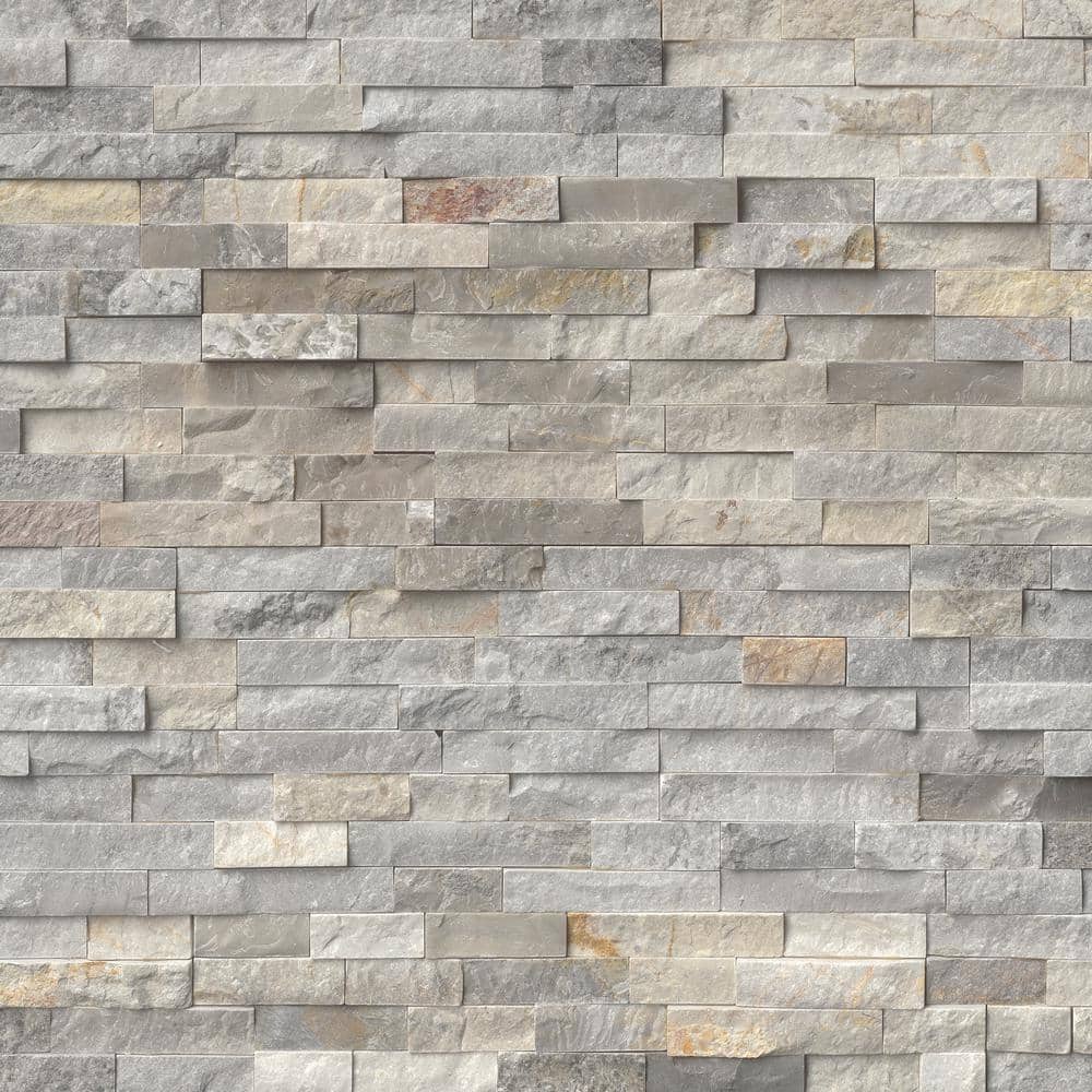 Sunset Silver Ledger Panel 6 in. x 24 in. Splitface Quartzite Wall Tile (35 cases/210 sq. ft. / Pallet) price history on PriceWatchPro