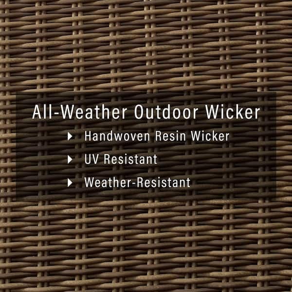 CROSLEY FURNITURE Tribeca 4-Piece Wicker Outdoor Patio Seating Set with Sand  Cushions KO70037DW-SA - The Home Depot