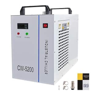 Industrial Water Chiller CW 5200 DG, 8.5 L 1400-Watt 0.93 HP Water Cooler, 5200 BTU/Hour Thermolysis Chiller