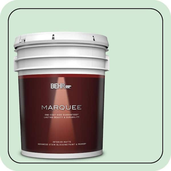 BEHR MARQUEE 5 gal. #460C-3 Venetian Pearl Matte Interior Paint & Primer