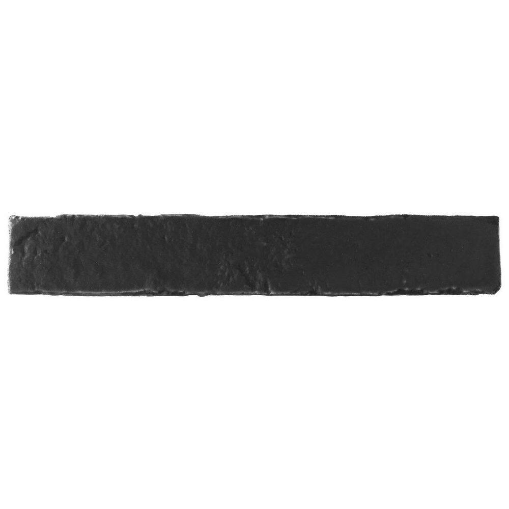 Ivy Hill Tile Virtuo Matte Black 1 45 In X 9 21 In Crackled Ceramic ivy-hill-tile-virtuo-matte-black-1-45-in-x-9-21-in-crackled-ceramic
