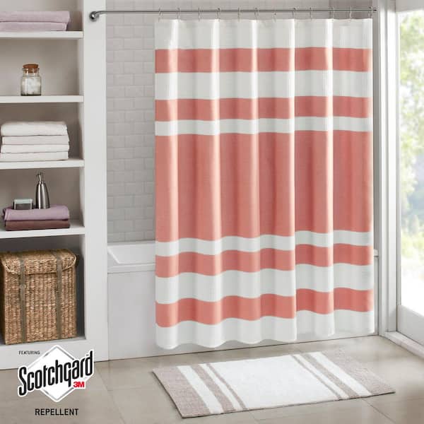 Madison Park Spa Waffle C 72 In X, Max Studio Shower Curtain Blues