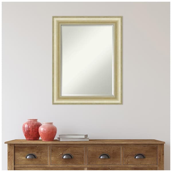 Rectangle Framed Mirror #458 Heritage Champagne Gold Finish