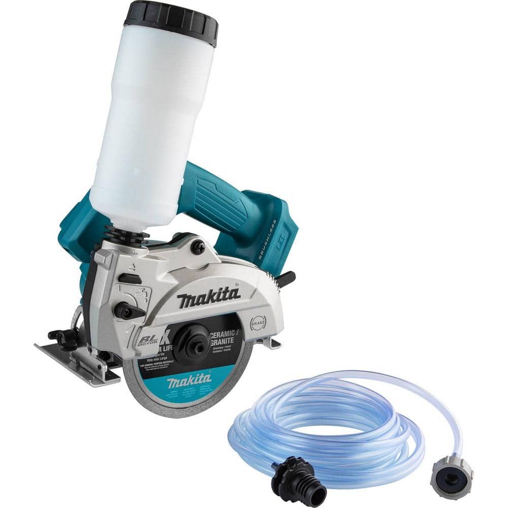 Makita 18V LXT Lithium-Ion Brushless Cordless in. Wet/Dry Masonry Saw (Tool  Only) XCC01Z The Home Depot