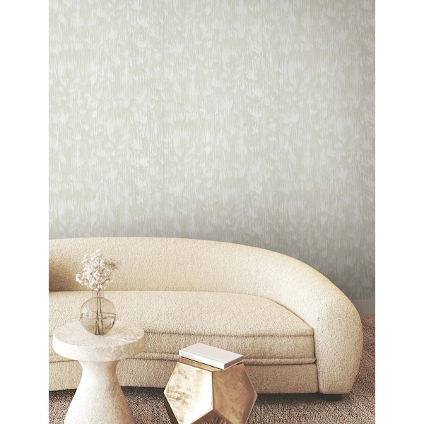 Gilded Plume Light Cream Wallpaper Roll