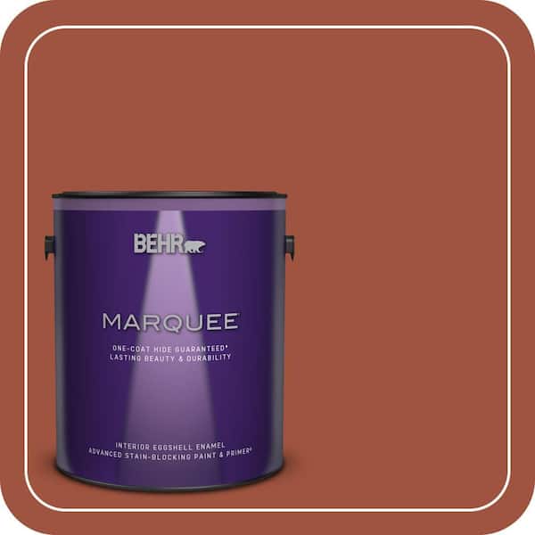 BEHR MARQUEE 1 gal. #MQ1-25 Kalahari Sunset One-Coat Hide Eggshell Enamel Interior Paint & Primer