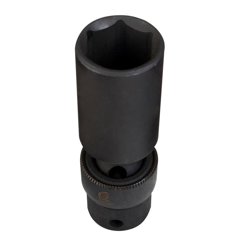 SUNEX TOOLS 10 mm 3/8 in. D Impact Universal 6Point DP Socket SUN310UMD The Home Depot