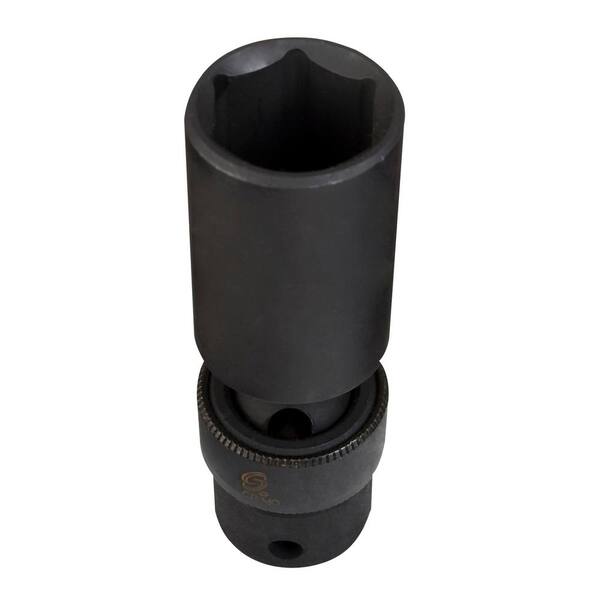 GEARWRENCH 8mm X 3/8 In Drive Deep Socket – 6 Point Metric, Chrome Finish, Individual