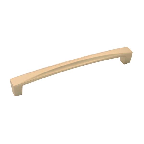 HICKORY HARDWARE Crest Collection Pull 160 mm Center-to-Center Flat Ultra Brass Finish