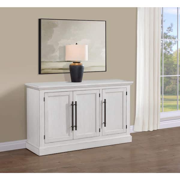 Steve Silver Warren White Wood 60 in. Sideboard Server WAR500WSV