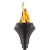 TIKI Island King Easy Install 65 in. Torch Metal Large Flame Black 1121153