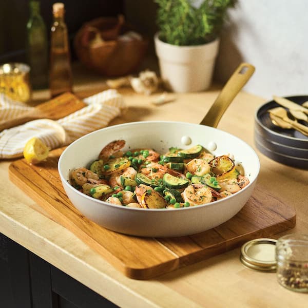 12.25 in. Forged Induction Ceramic Nonstick Aluminum Frying Pan